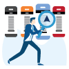 Custom illustration highlighting the transparency Onward Advisors' client can expect